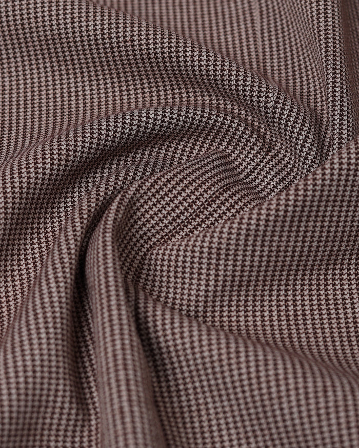 Brown Textured Blazer - Artura