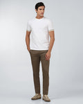 Brown Textured Khakis - Aspen