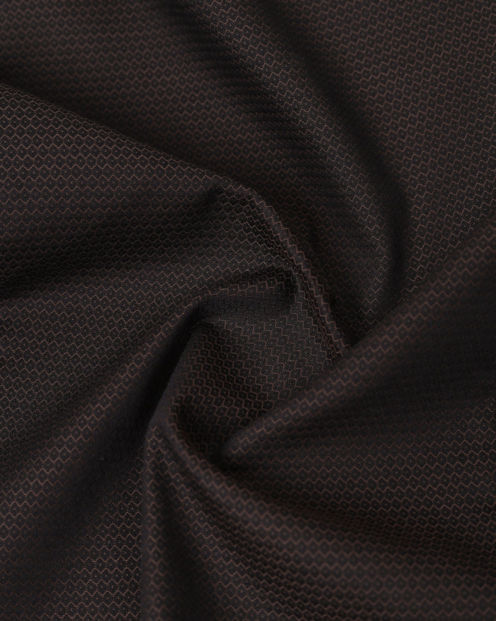Brown Textured Shirt - Robin