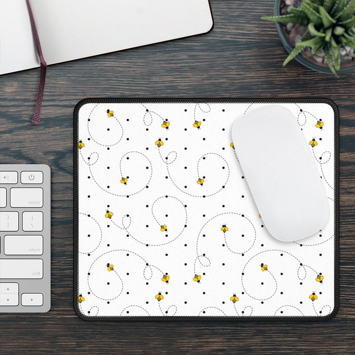Kids Mouse Pad Neutral Bumble Bees, Teen Mouse Pad | Pippa + June