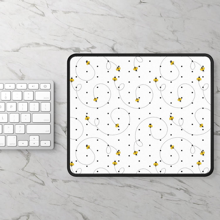 Kids Mouse Pad Neutral Bumble Bees, Teen Mouse Pad | Pippa + June