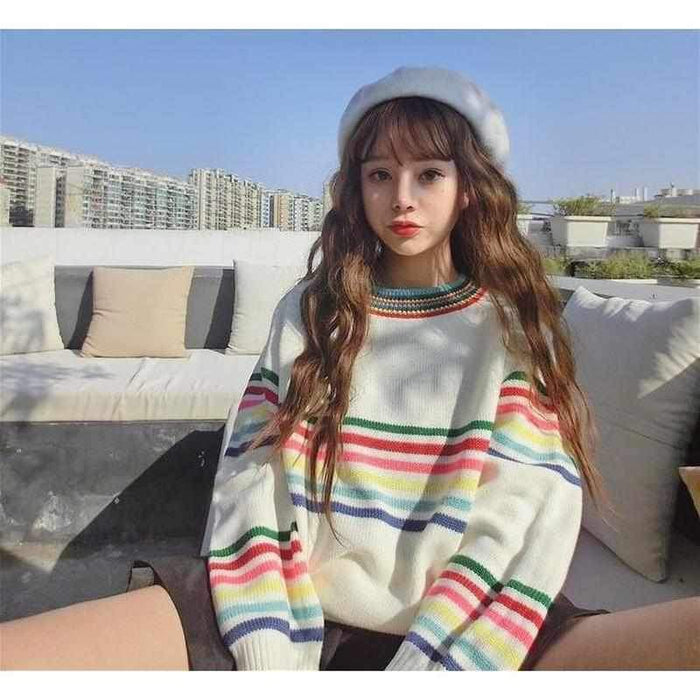 Candy Stripes Sweater - foxberryparkproducts