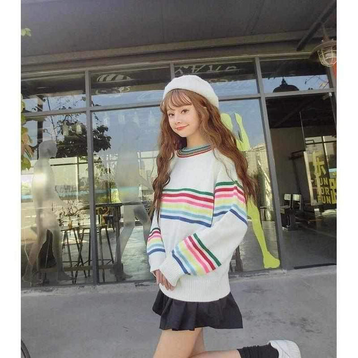 Candy Stripes Sweater - foxberryparkproducts