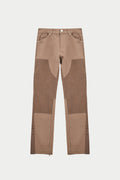 CANVAS CARPENTER TROUSER - BROWN