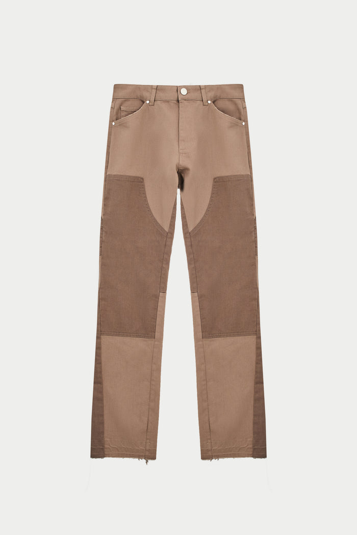CANVAS CARPENTER TROUSER - BROWN