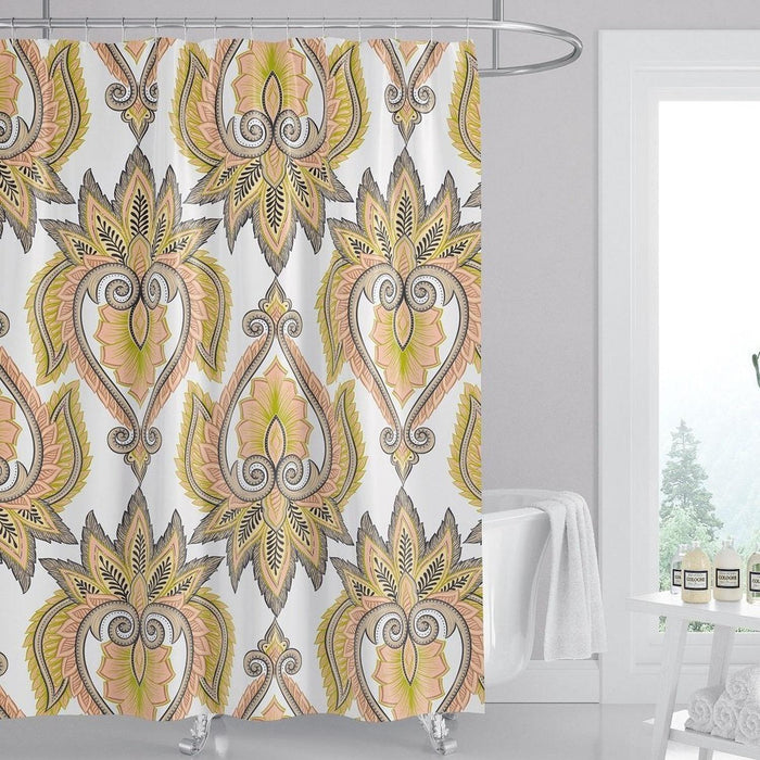 Vintage Antique Shower Curtain Carson, Glam Shower Curtain, Pippa + June