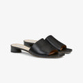 Packshot image of the Carter Slide - Kidskin in Black | Lead