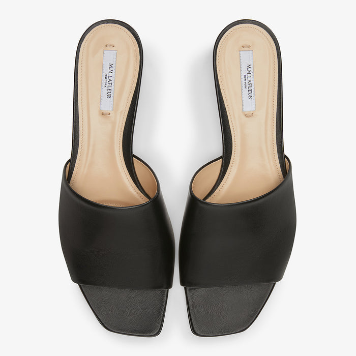 Packshot image of the Carter Slide - Kidskin in Black