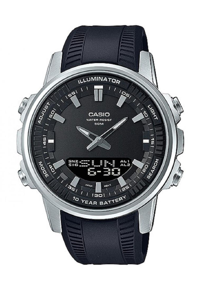 Casio AMW-880-1A Digital Analog Rubber Strap Watch For Men-Watch Portal Philippines