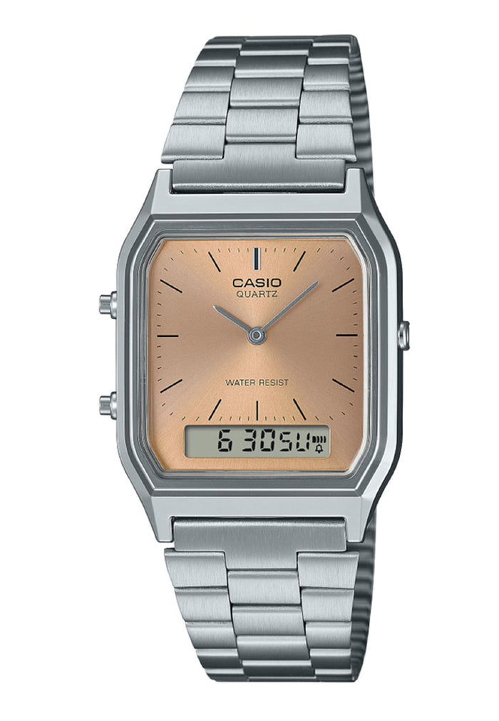 Casio AQ-230A-4A Digital Analog Stainless Steel Watch-Watch Portal Philippines