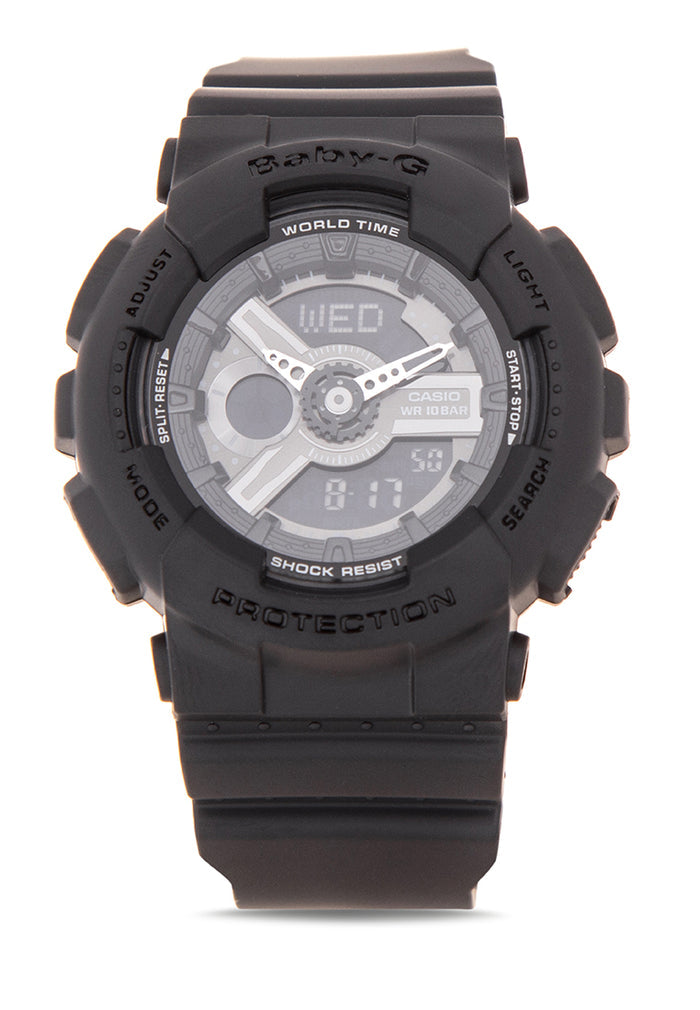 Casio Baby-g BA-110BC-1A Digital Analog Rubber Strap Watch For Women-Watch Portal Philippines