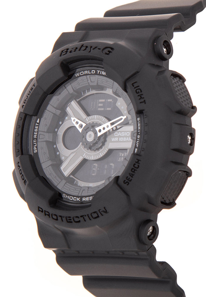Casio Baby-g BA-110BC-1A Digital Analog Rubber Strap Watch For Women-Watch Portal Philippines