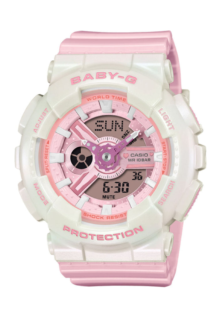 Casio Baby-g BA-110PD-4ADR Rubber Strap Digital Analog Watch for Women-Watch Portal Philippines