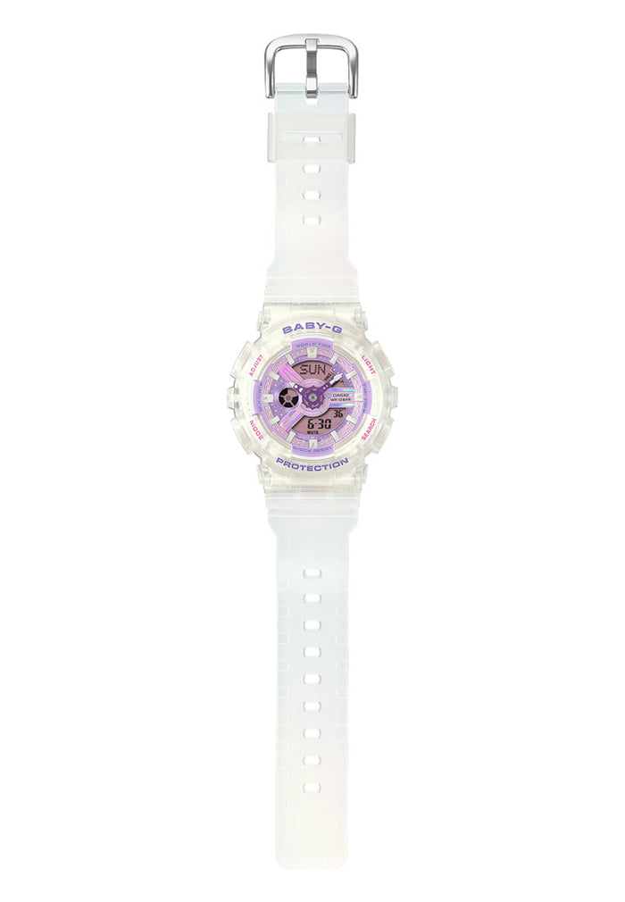 Casio Baby-g BA-110PS-7ADR Rubber Strap Digital Analog Watch for Women-Watch Portal Philippines