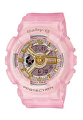 Casio Baby-g BA-110SC-4A Digital Analog Rubber Strap Watch For Women-Watch Portal Philippines