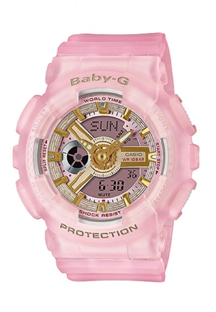 Casio Baby-g BA-110SC-4A Digital Analog Rubber Strap Watch For Women-Watch Portal Philippines