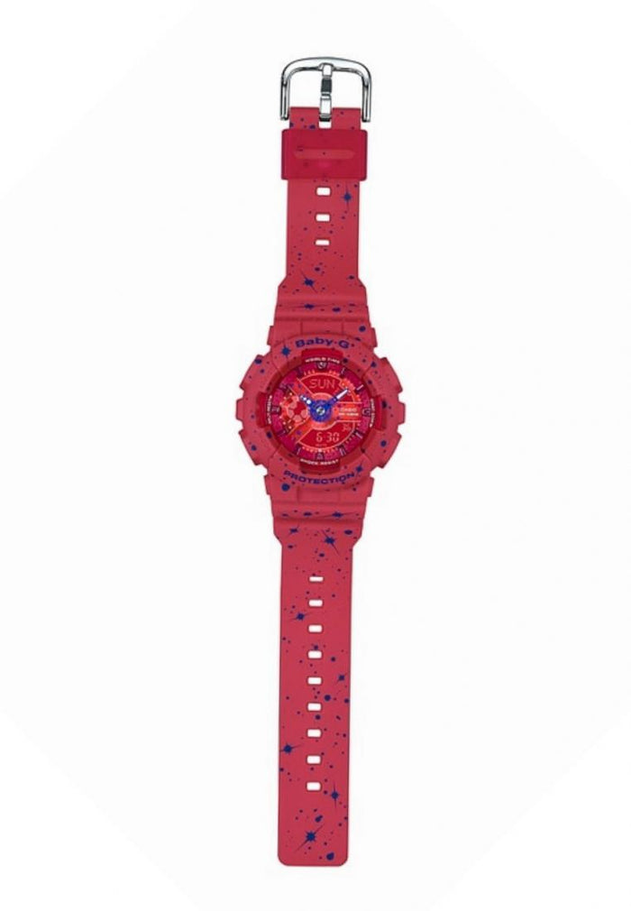 Casio Baby-g BA-110ST-4A Digital Analog Rubber Strap Watch For Women-Watch Portal Philippines