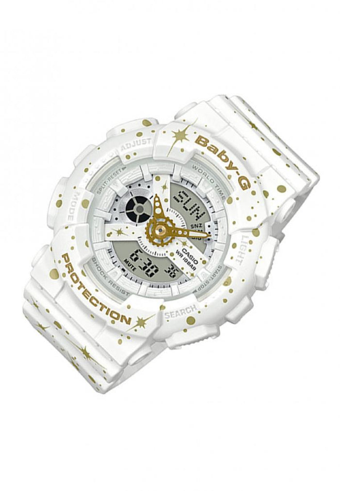 Casio Baby-g BA-110ST-7A Digital Analog Rubber Strap Watch For Women-Watch Portal Philippines