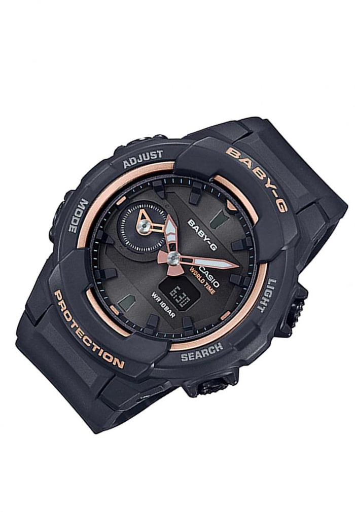 Casio Baby-g BGA-230SA-1A Digital Analog Rubber Strap Watch For Women-Watch Portal Philippines