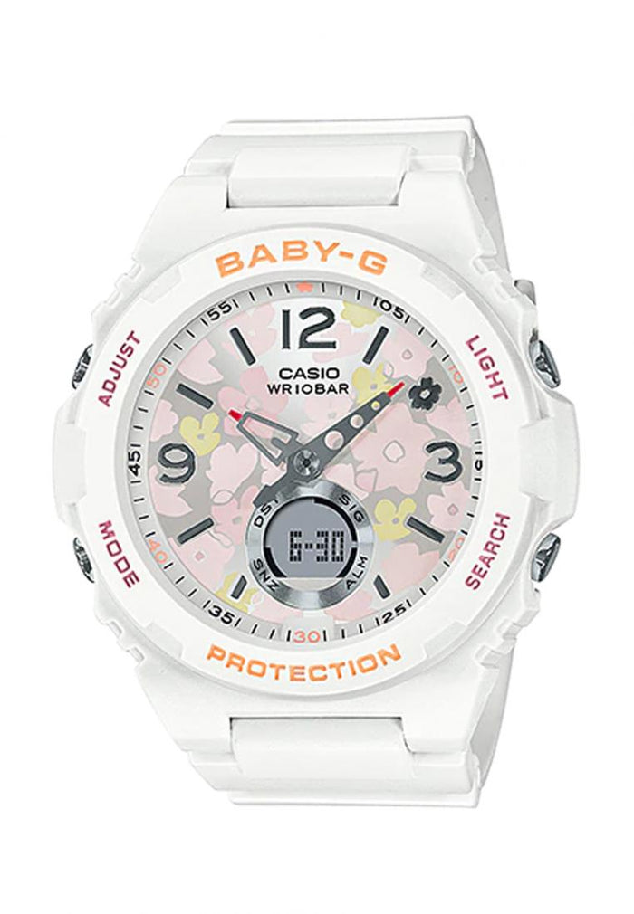 Casio Baby-g BGA-260FL-7A Digital Analog Rubber Strap Watch For Women-Watch Portal Philippines