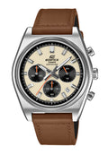 Casio Edifice EFB-730L-7A Chronograph Leather Strap Watch for Men-Watch Portal Philippines