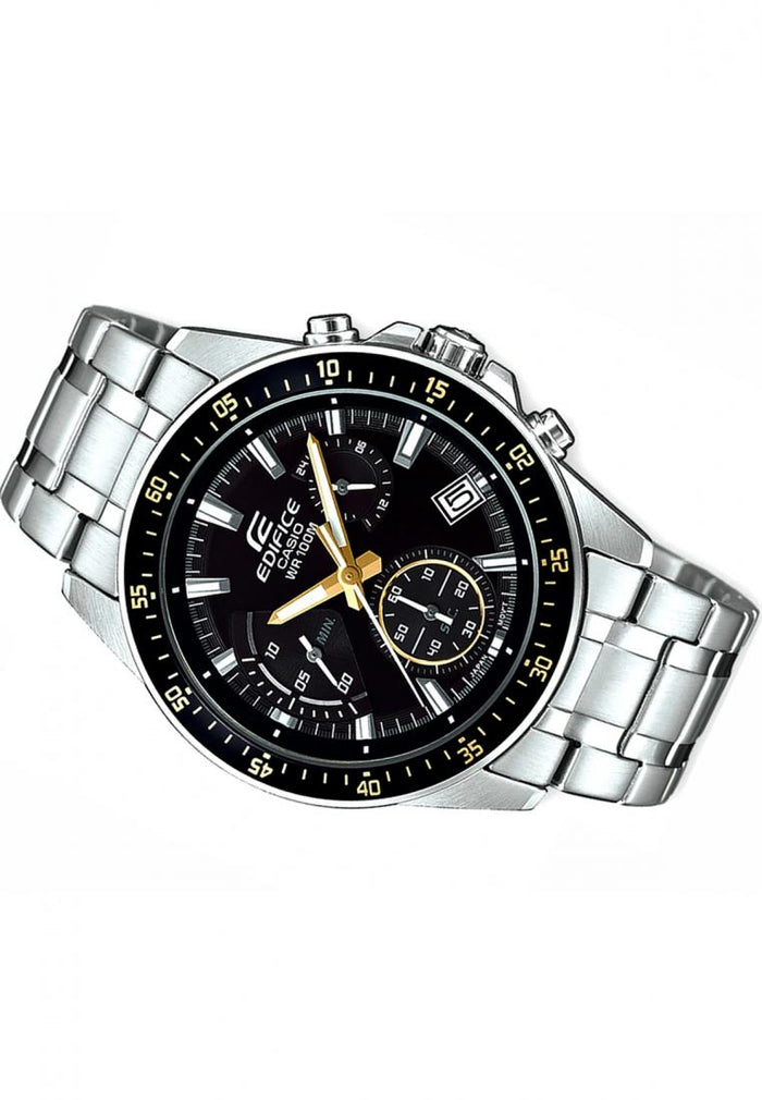 Casio Edifice EFV-540D-1A9 Chronograph Stainless Steel Strap Watch For Men-Watch Portal Philippines