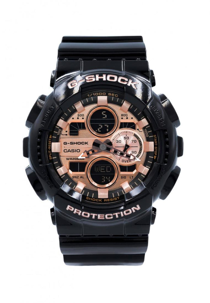 Casio G-shock GA-140GB-1A2 Digital Analog Rubber Strap Watch For Men-Watch Portal Philippines