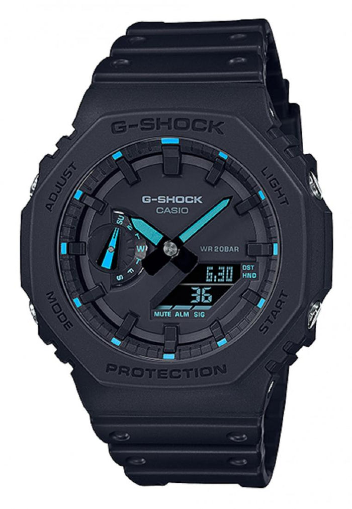 Casio G-shock GA-2100-1A2 Digital Analog Rubber Strap Watch For Men-Watch Portal Philippines