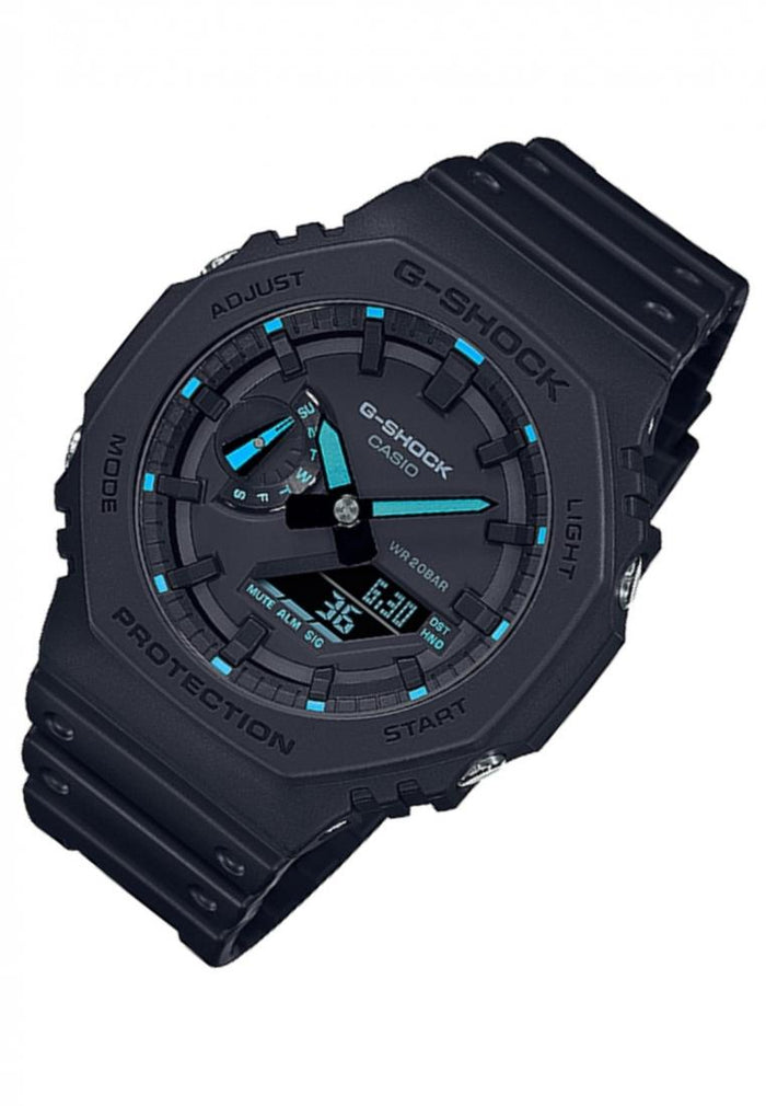 Casio G-shock GA-2100-1A2 Digital Analog Rubber Strap Watch For Men-Watch Portal Philippines