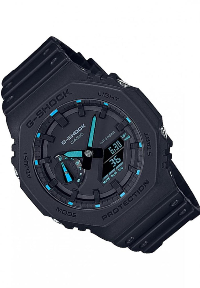 Casio G-shock GA-2100-1A2 Digital Analog Rubber Strap Watch For Men-Watch Portal Philippines