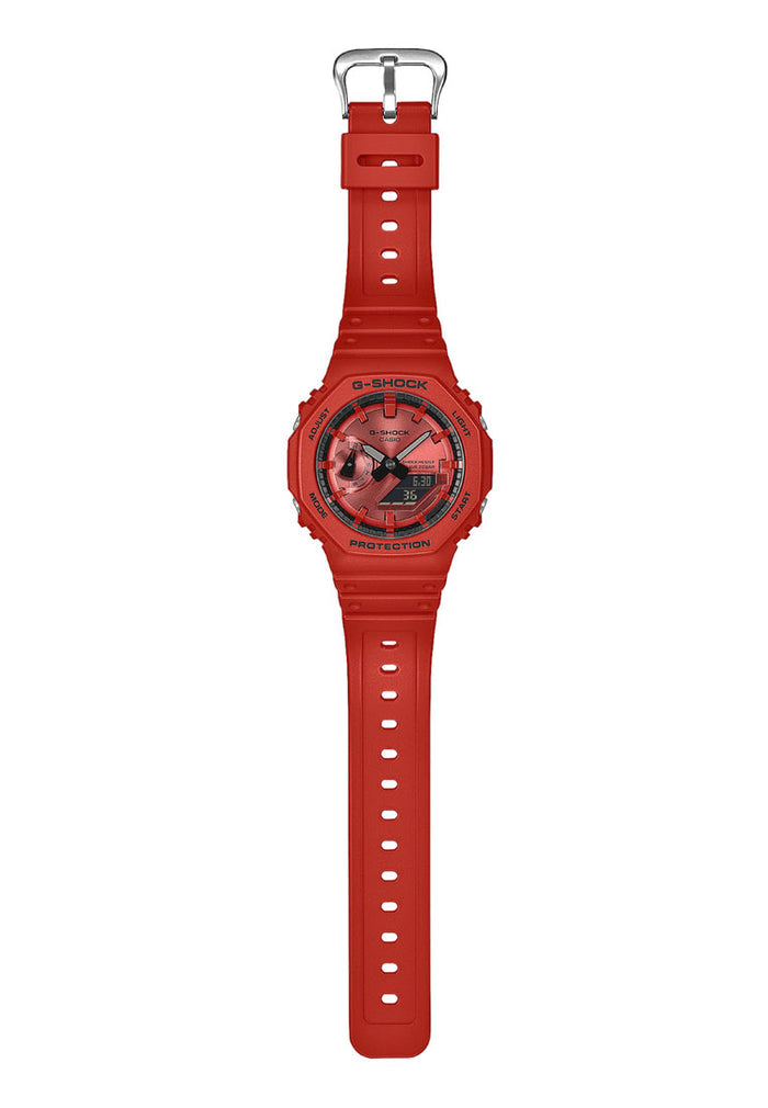 Casio G-shock GA-2100RRB-4ADR Digital Analog Rubber Strap Watch For Men-Watch Portal Philippines