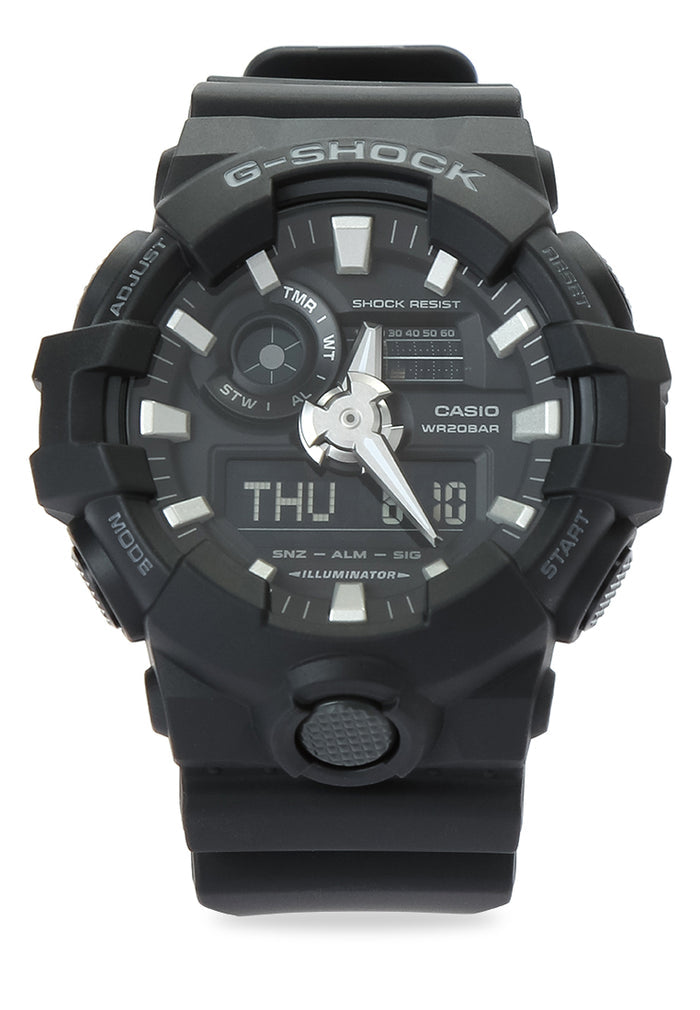 Casio G-shock GA-700-1B Digital Analog Rubber Strap Watch For Men-Watch Portal Philippines