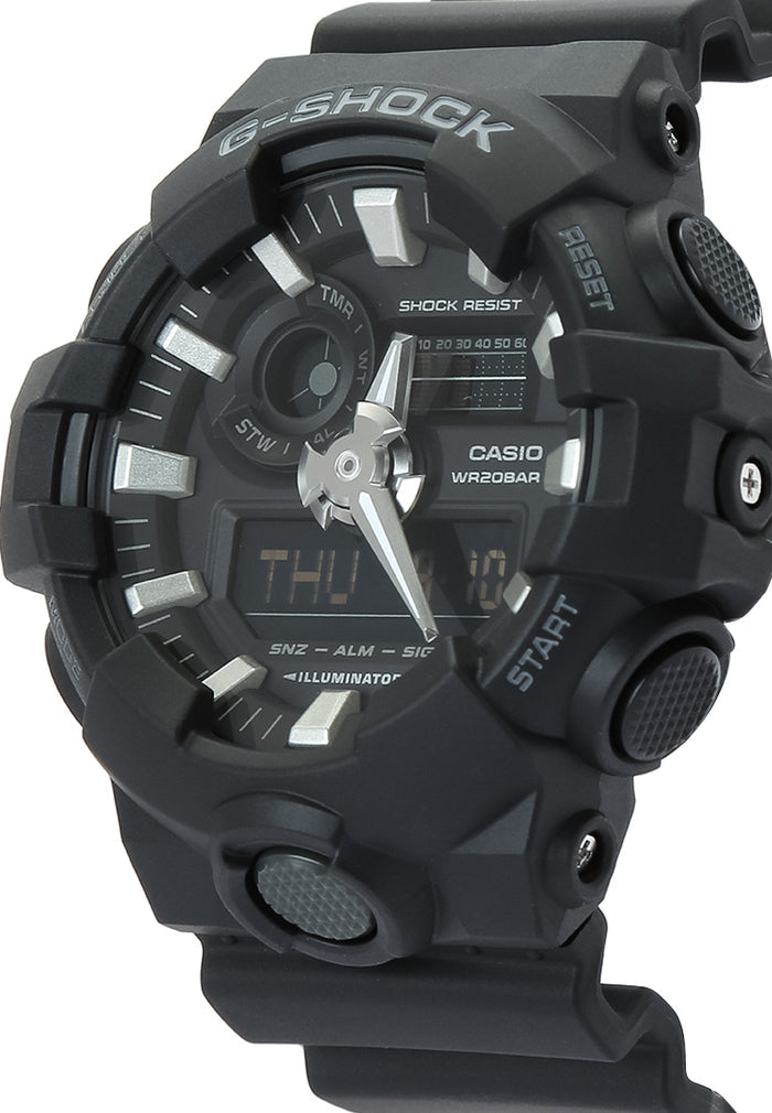 Casio G-shock GA-700-1B Digital Analog Rubber Strap Watch For Men-Watch Portal Philippines