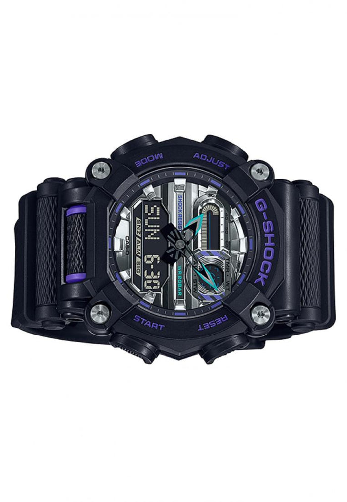 Casio G-shock GA-900AS-1ADR Digital Analog Rubber Strap Watch For Men-Watch Portal Philippines