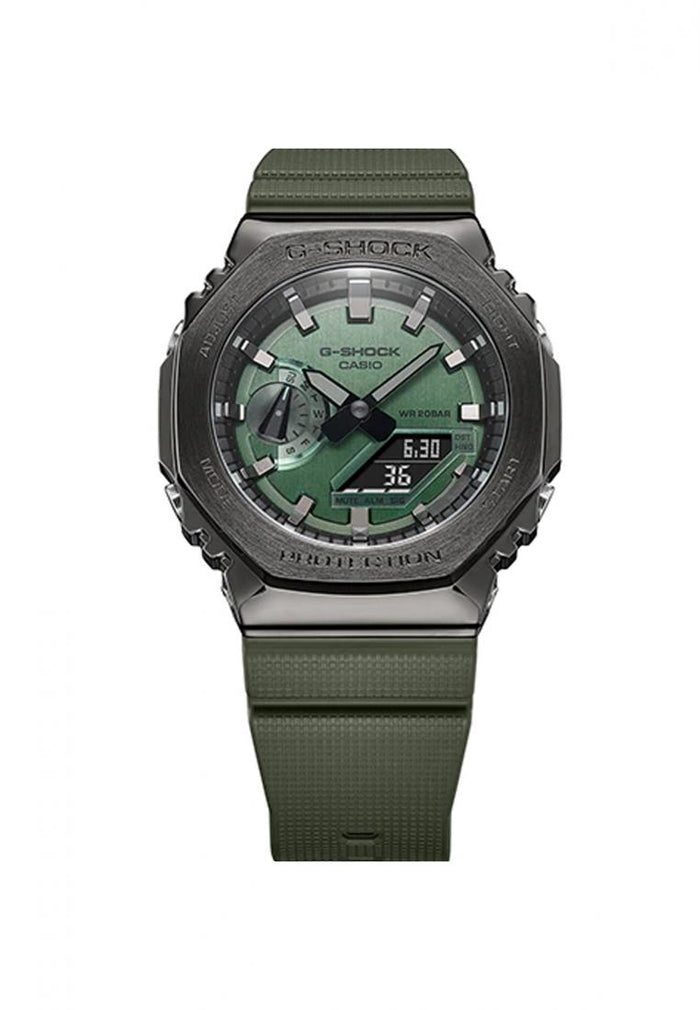 Casio G-shock GM-2100B-3A Digital Analog Rubber Strap Watch-Watch Portal Philippines