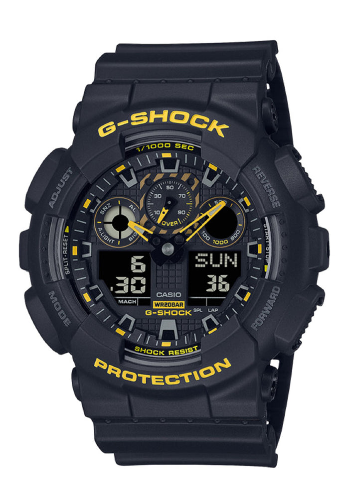Casio GA-100CY-1A Digital Analog Rubber Strap Watch for Men-Watch Portal Philippines