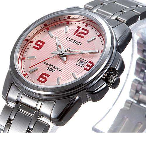 Casio LTP-1314D-5AVDF Silver Stainless Steel Strap Watch for Women-Watch Portal Philippines