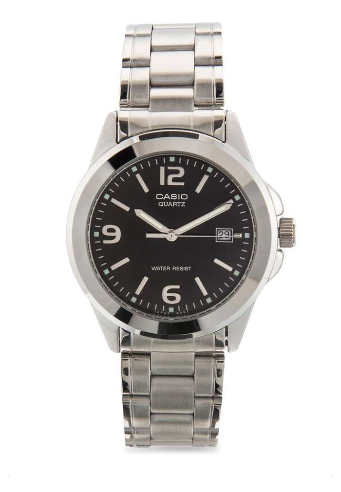 Casio MTP-1215A-1ADF Silver Stainless Steel Strap Watch for Men-Watch Portal Philippines