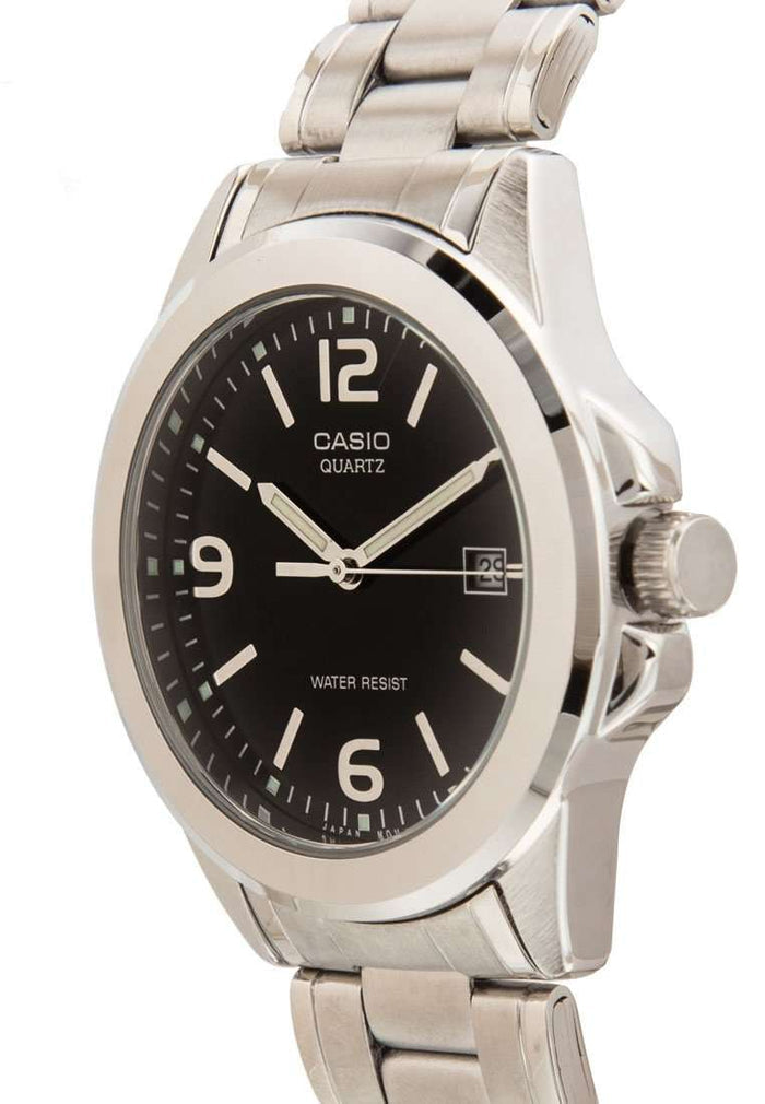 Casio MTP-1215A-1ADF Silver Stainless Steel Strap Watch for Men-Watch Portal Philippines