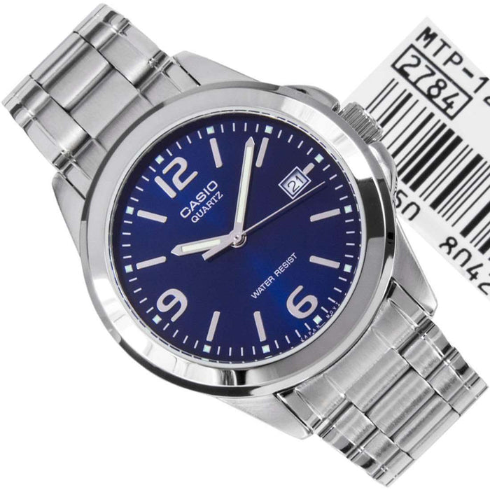 Casio MTP-1215A-2ADF Silver Stainless Steel Strap Watch for Men-Watch Portal Philippines