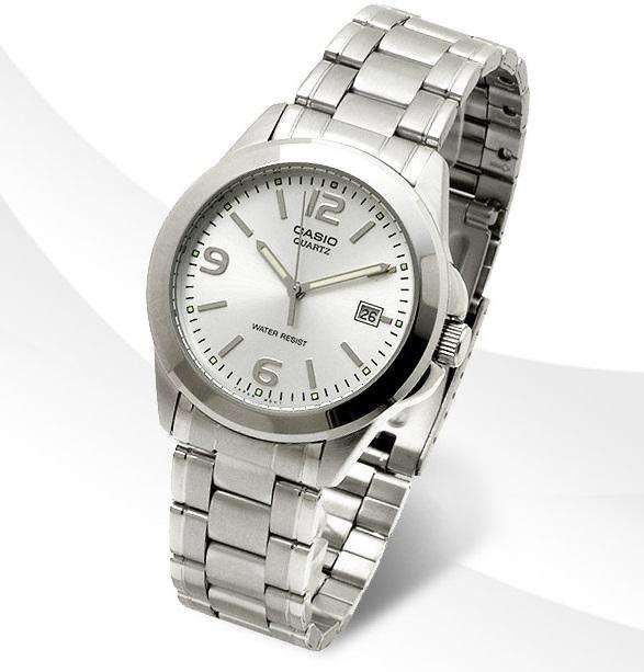 Casio MTP-1215A-7ADF Silver Stainless Steel Strap Watch for Men-Watch Portal Philippines