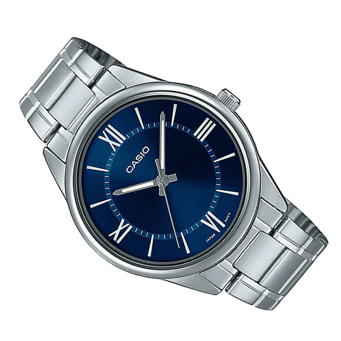 Casio MTP-V005D-2B5 Silver Stainless Strap Watch for Men-Watch Portal Philippines