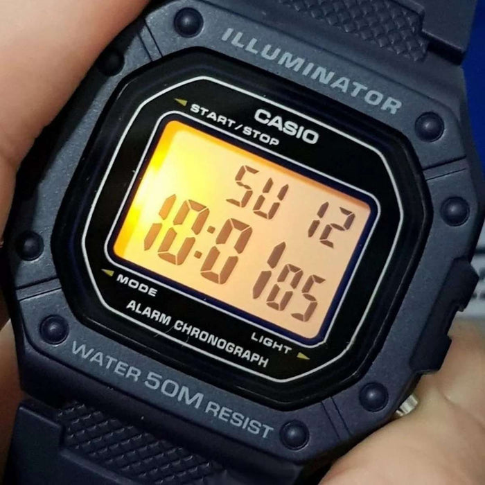 Casio W-218H-2A Blue Resin Watch for Men-Watch Portal Philippines