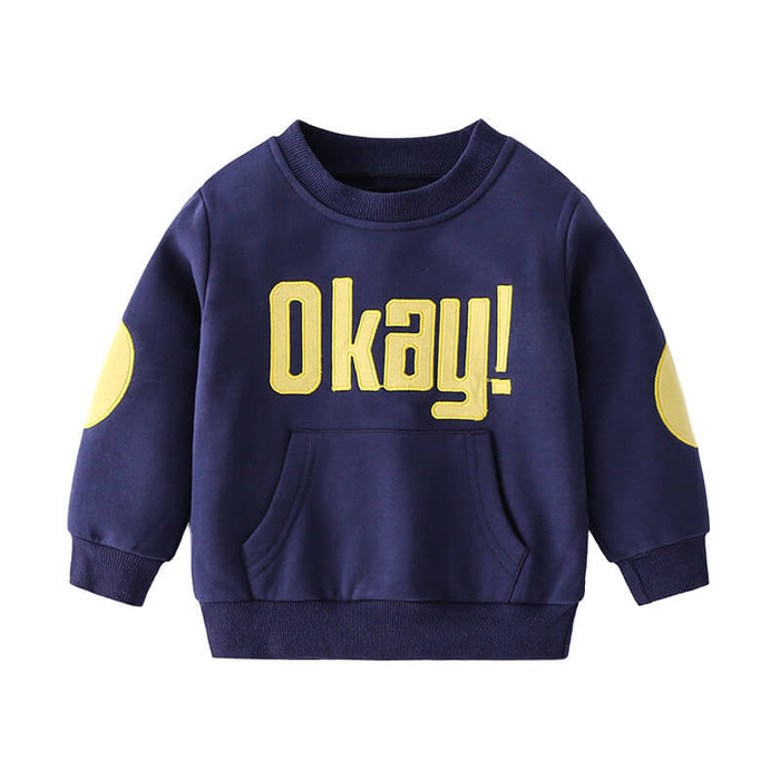 Casual Trendy Boys Printed Pullover | Stylish Boys Everyday Sweatshirt