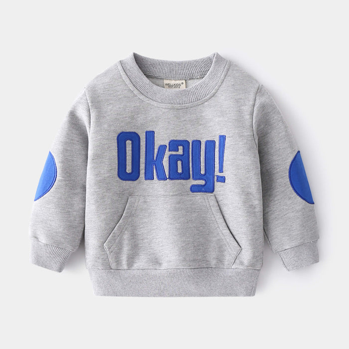 Casual Trendy Boys Printed Pullover | Stylish Boys Everyday Sweatshirt