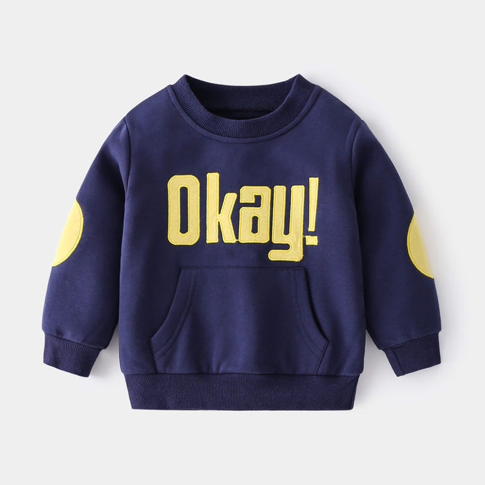Casual Trendy Boys Printed Pullover | Stylish Boys Everyday Sweatshirt