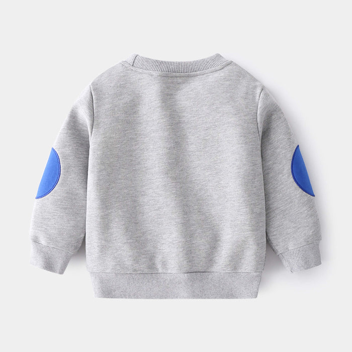 Casual Trendy Boys Printed Pullover | Stylish Boys Everyday Sweatshirt