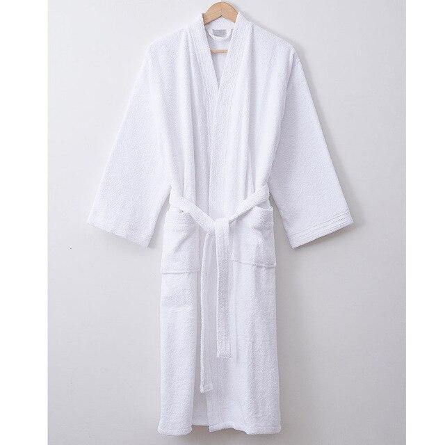 CAVME Pure Cotton Kimono Couples Terry Bathrobe - foxberryparkproducts