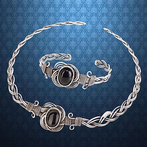 Celtic Onyx Knot Bracelet