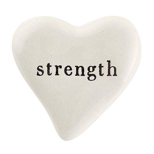 Ceramic Heart - Strength - Adored A Lovely Boutique